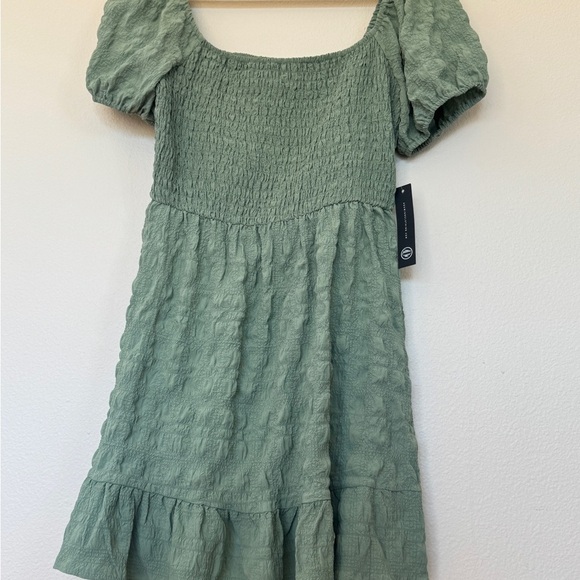 Dress Green Textured Dress - Picture 2 of 9